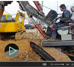滕州远大履带式旋挖钻机工作视频